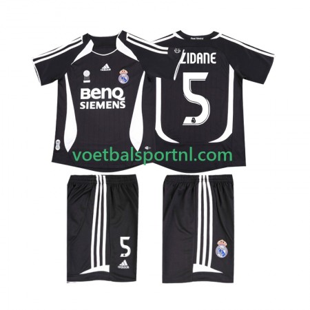 Real Madrid ZIDANE 5 2006 2007 Retro Kind Uit Tenue